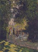 Claude Monet Parisians in Parc Monceau oil
